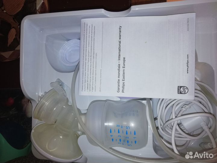 Молокоотсос avent электрический