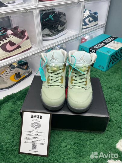 Nike Air Jordan 5 retro Jade Оригинал (Poizon)