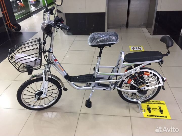 Электровелосипед c дополнительным акб