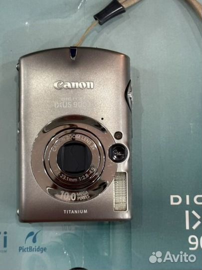 Компактный фотоаппарат canon ixus
