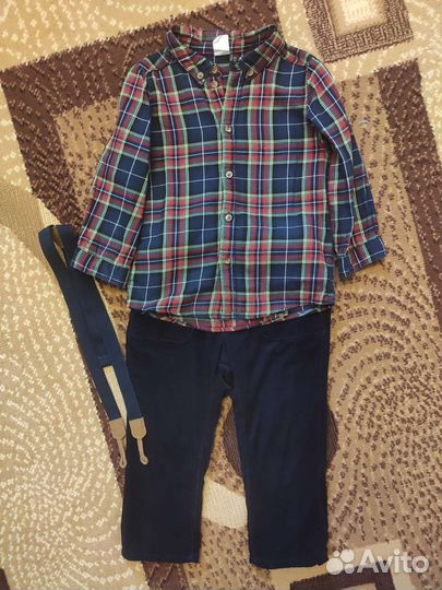 Рубашка и брюки hm 92