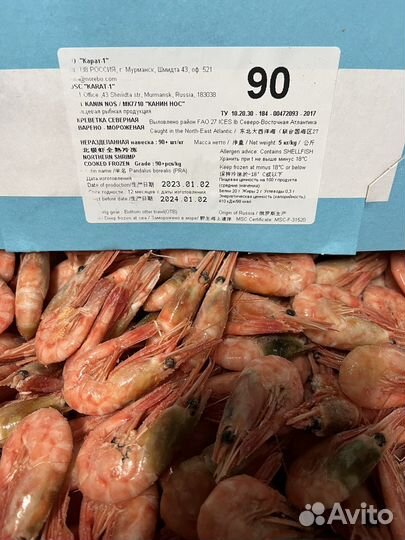 Креветка Северная 90+