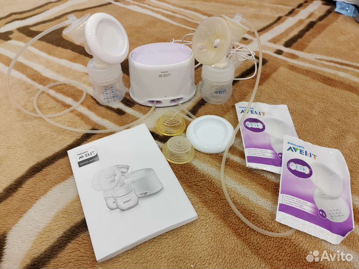 Молокоотсос avent электрический двойной б/у
