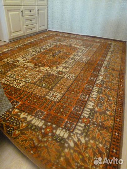 Ковёр 2х3 СССР 1970 г. Чистый. После профхимстирки