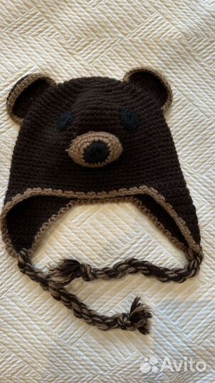 Шапочка вязаная детская