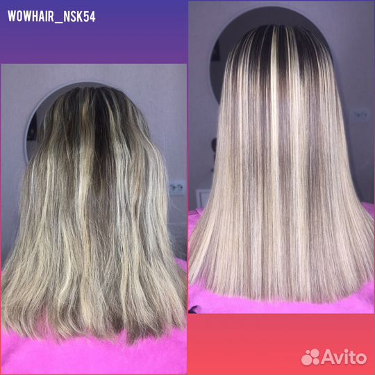 Реконструкция волос (нанопластика/кератин/ботокс)