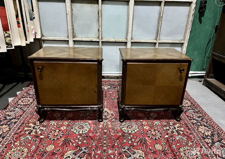 Прикроватные тумбы 2шт старинные