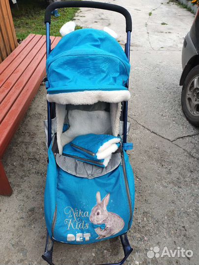 Коляска санки