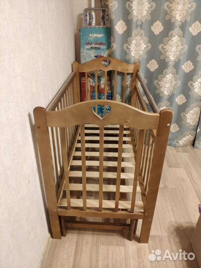 Детская кровать продольного качения