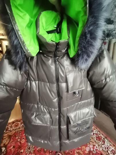 Куртка зимняя для девочки 140