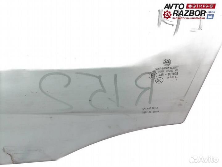 Стекло двери передней левой (опускное) VW Golf VI