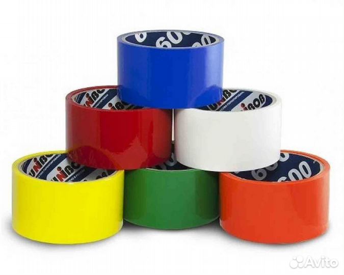 Прозрачный и цветной скотч Клейкая лента