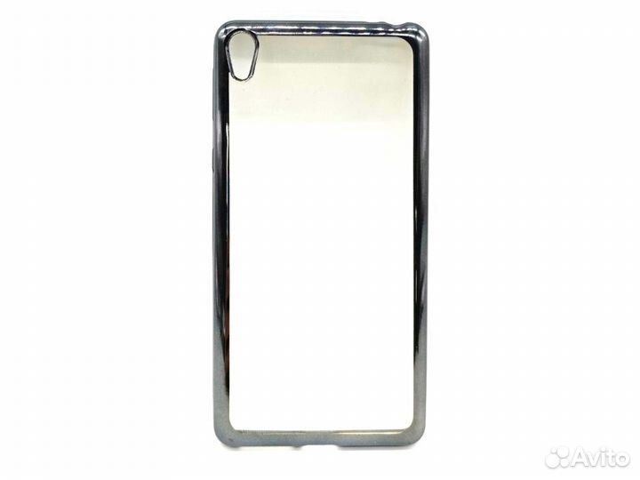 Чехол силиконовый для Sony Xperia E5 (прозрачный)