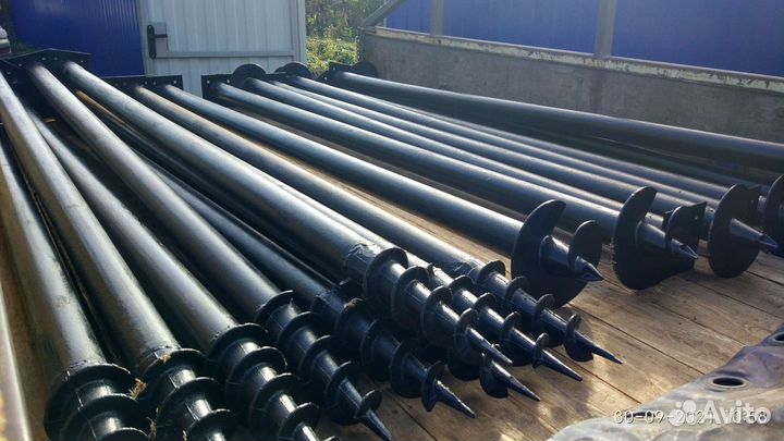 Монтаж винтовых свай