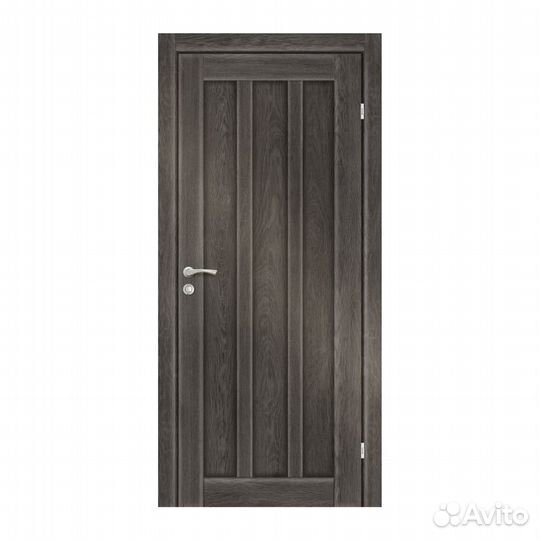 Полотно дверное Olovi Колорадо Дуб графит