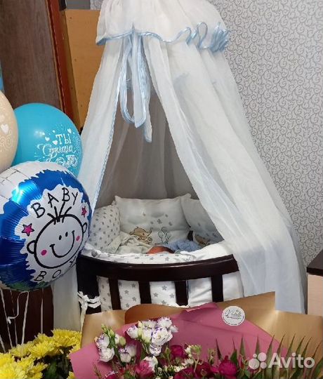 Кроватка круглая ellipsebed