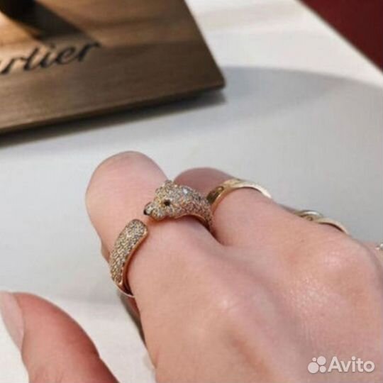 Cartier panthere кольцо золотое 585 probe