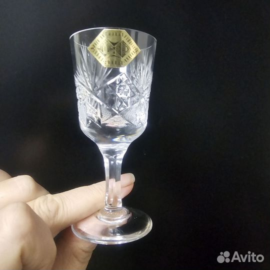 Хрустальные рюмки на ножке СССР