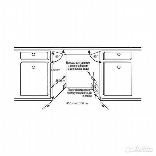 Посудомоечная машина Evelux BD 6000