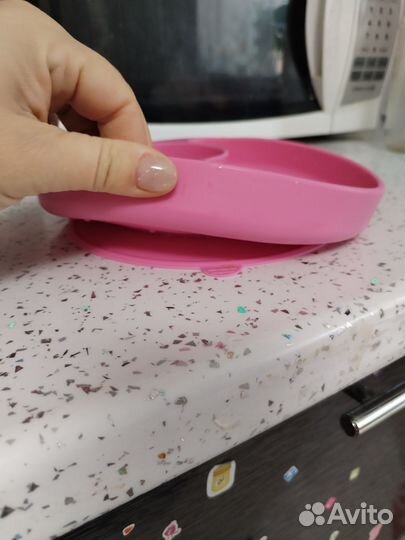 Силиконовая тарелка детская