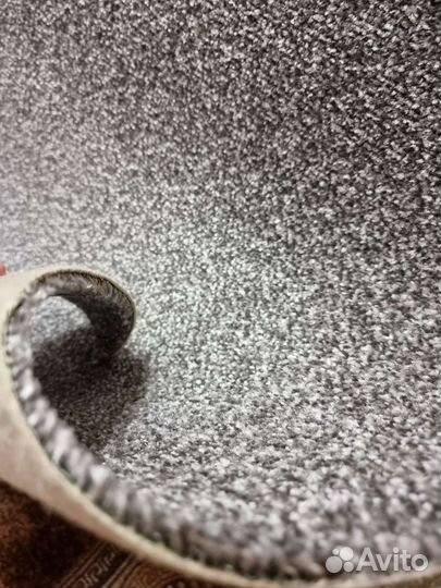 Ковролин серый фризе на отрез