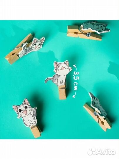 Новые прищепки для фото и декора