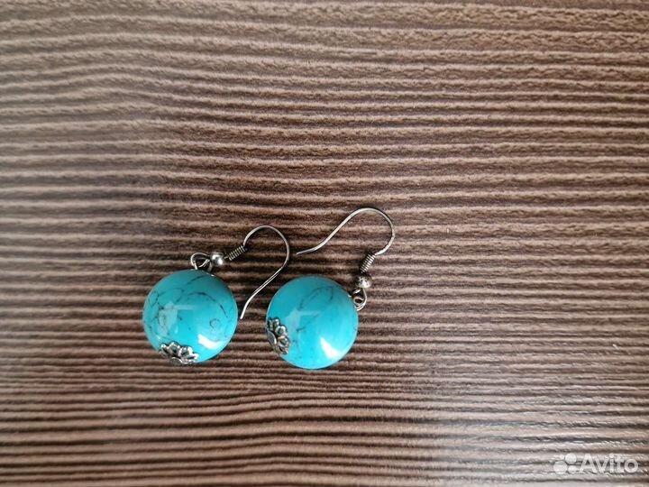 Подвеска сережки блестящие