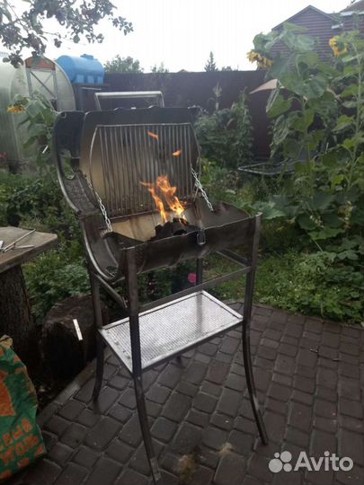 Мангал из нержавейки эксклюзивный