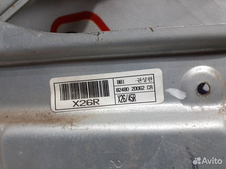 Hyundai Elantra xd стеклоподьемник передний правый