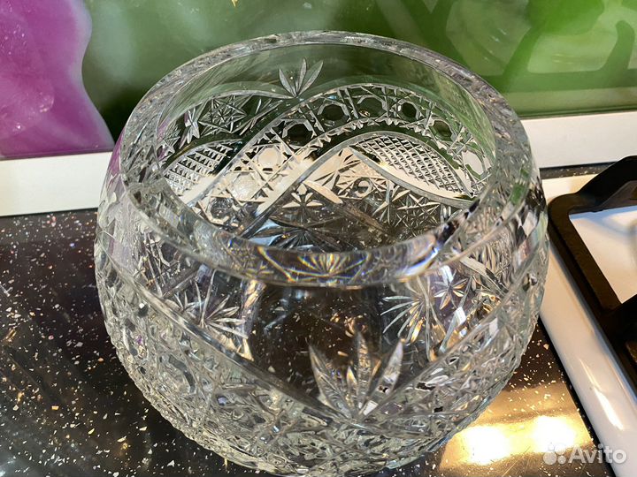Хрусталь Чехии Гдр СССР Вазы салатники