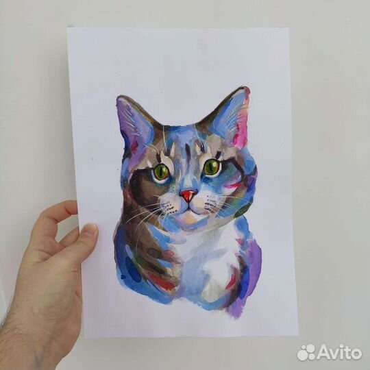 Акварель с животными