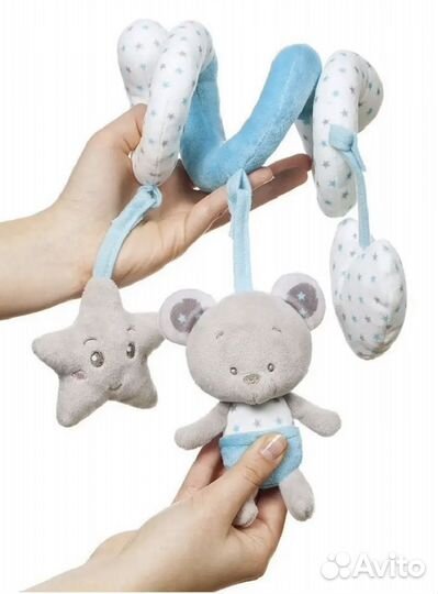 Игрушка-спиралька в кроватку/коляску Мишка Tony