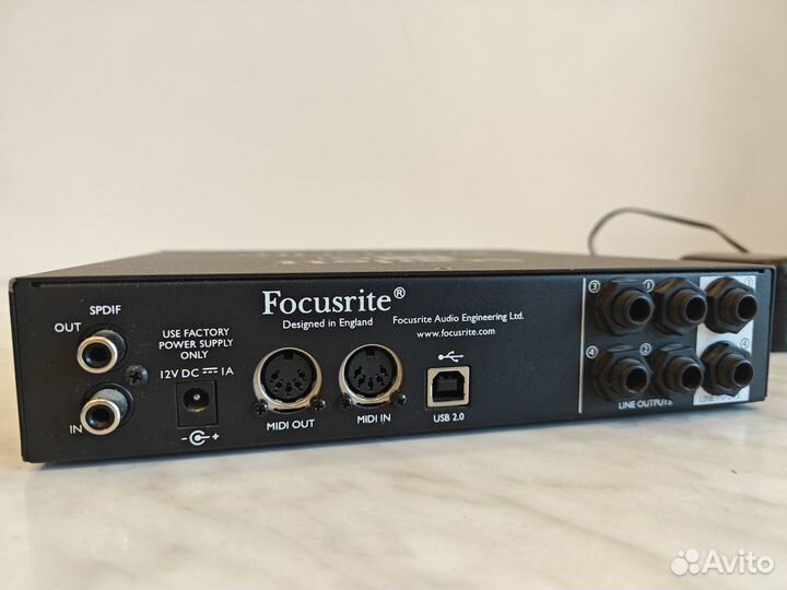 Звуковая карта Focusrite scarlett 8i6 1st gen