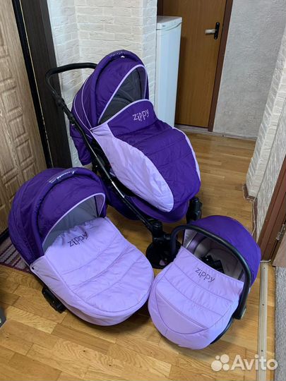 Коляска 3 в 1 Zippy New Tutis