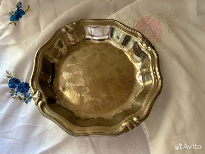 Конфетница мельхиор СССР