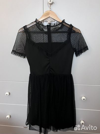 Вечернее черное платье 40 -42