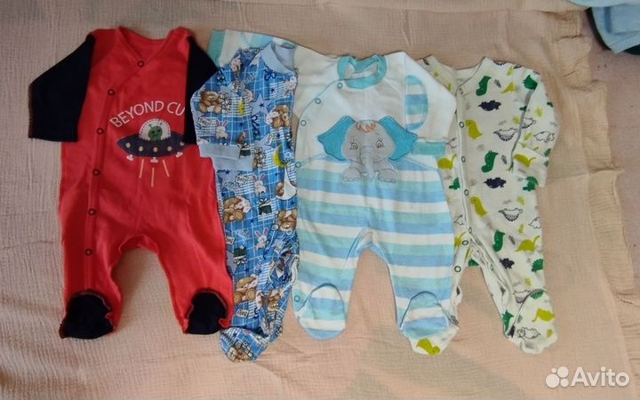 Вещи пакетом для мальчика 62 68