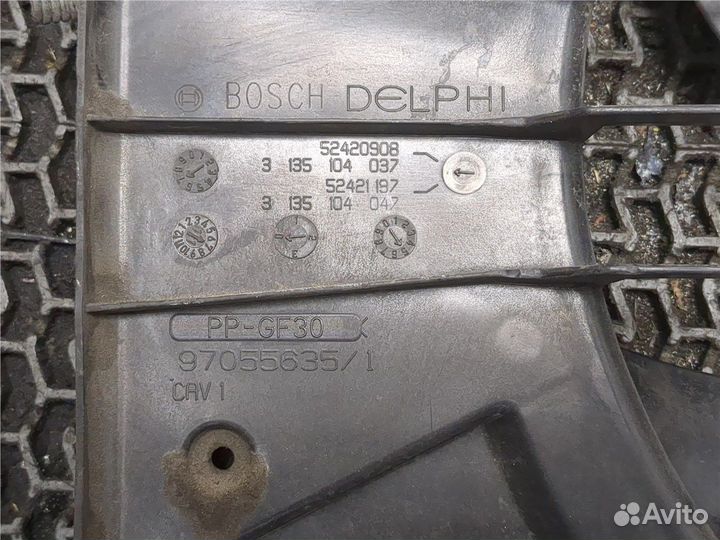 Вентилятор радиатора Opel Astra J, 2011