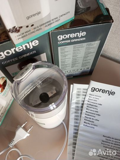 Новая Кофемолка gorenje