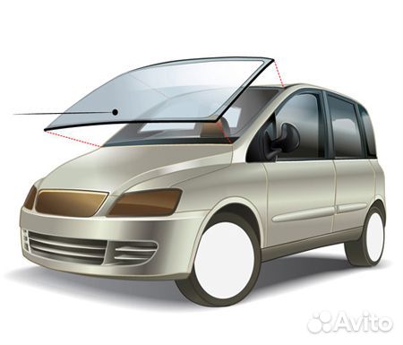 Стекло лобовое на Mercedes Benz