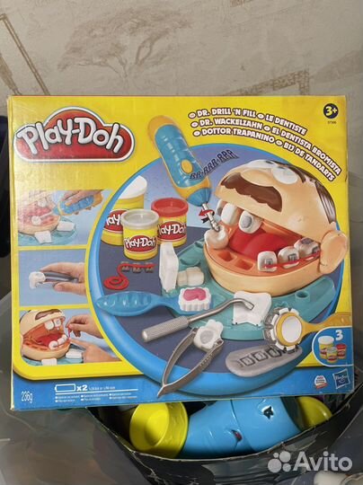 Дантист набор пластилина плей-до (play-doh)