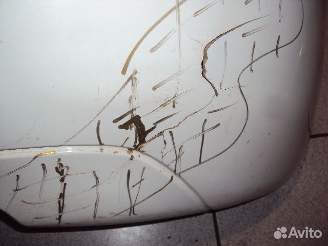 Бампер C3 (02-09) зад с дефектом б\у (арт. 7410R6)