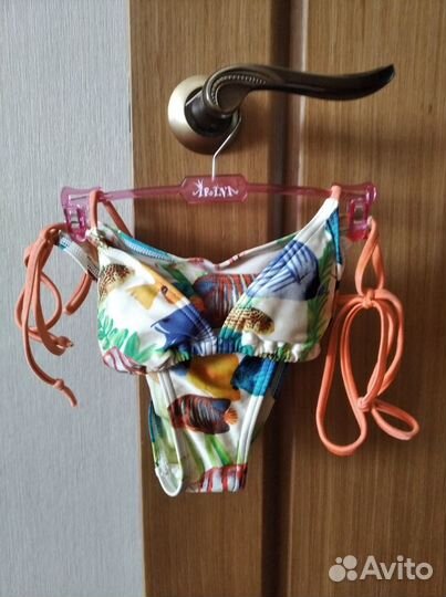 Купальник детский+пляжная сумочка,очки (р.128-134)