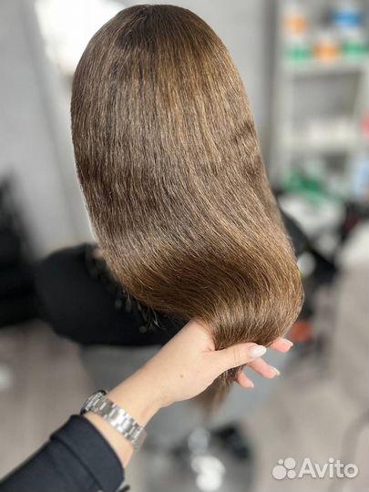 Кератиновое выпрямление волос