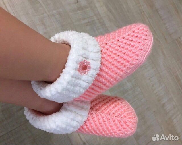 Полусапожки носки следки вязаные