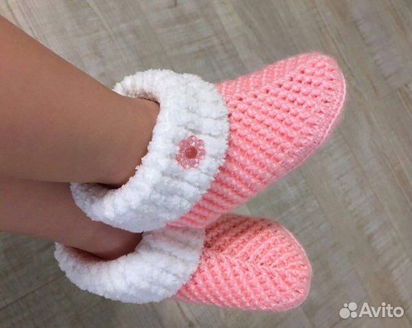 Полусапожки носки следки вязаные