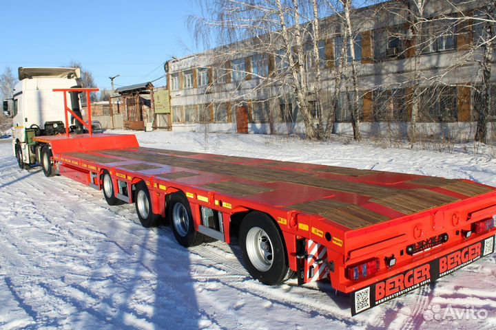 Полуприцеп трал (тяжеловоз) Berger 9854, 2023