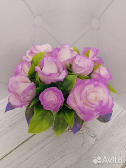 Букет цветов из мыла