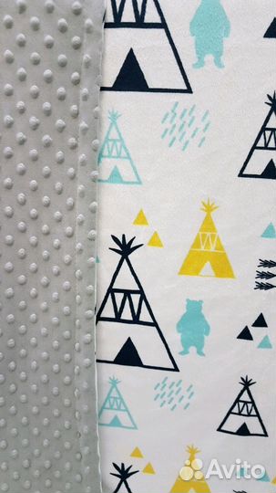 Легкое одеяло из плюша Minki