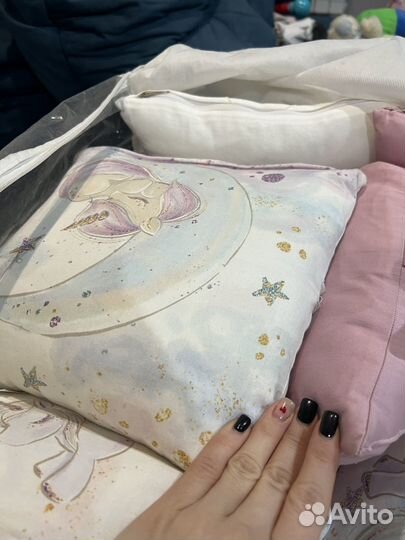 Бортики в детскую кроватку бу